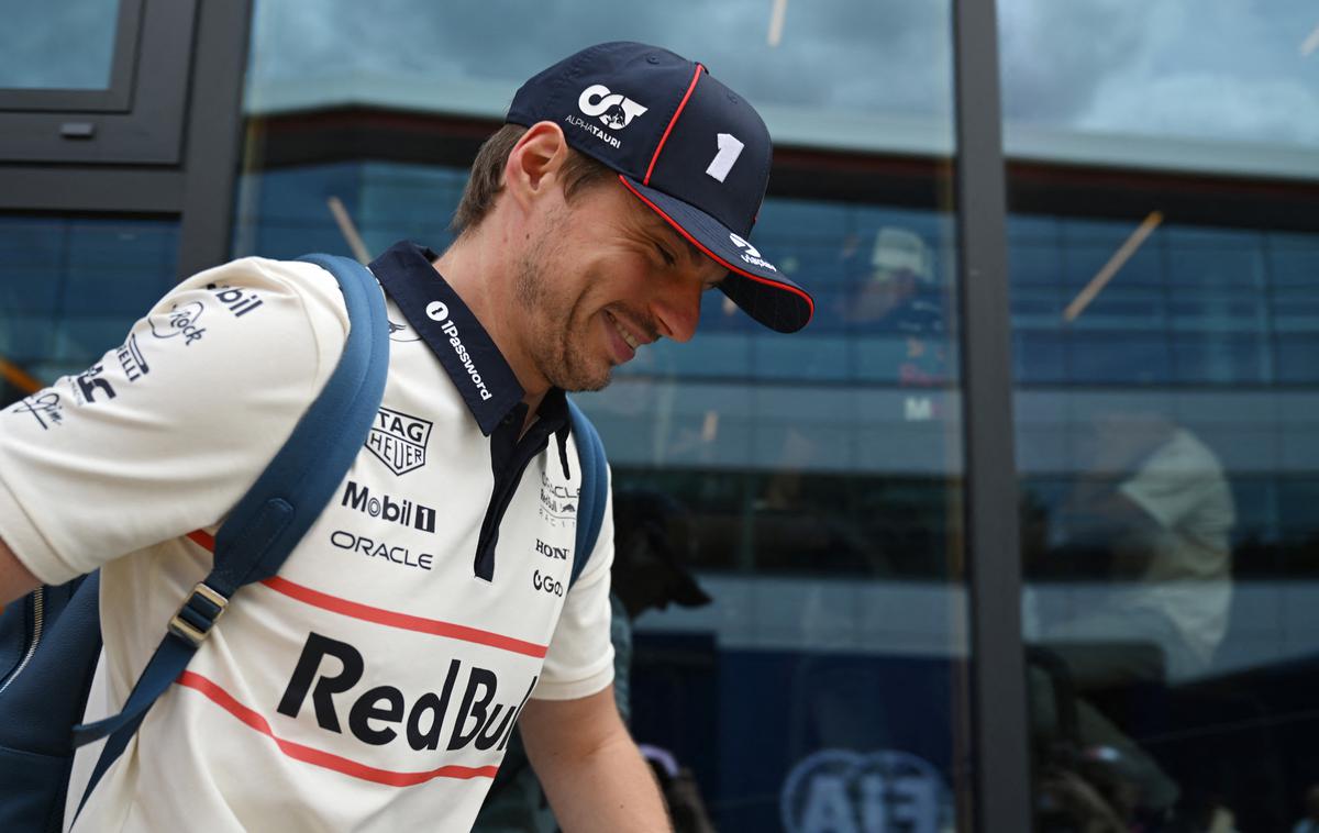 Silverstone Max Verstappen | Max Verstappen ob prihodu v Silverstone | Foto Reuters