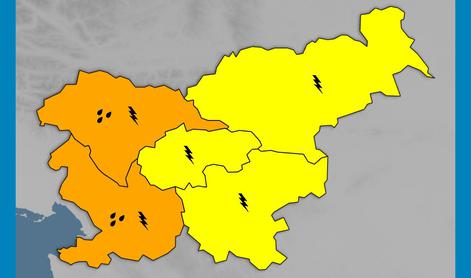 Pred nami potencialno nevarna vremenska situacija: Spremljajte radarsko sliko in opozorila!