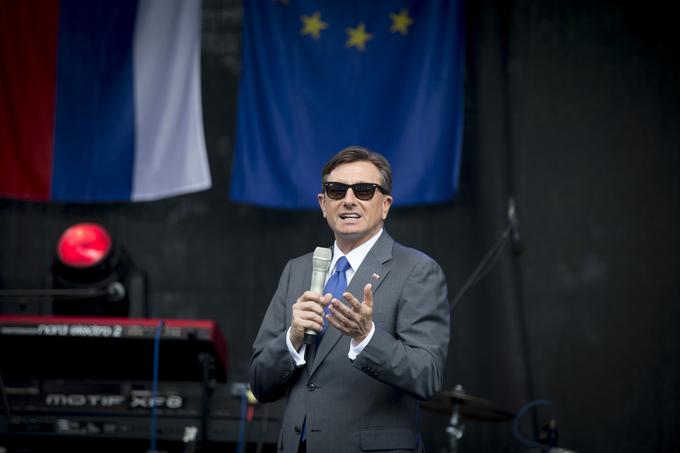 Borut Pahor se je zavihtel najvišje med politiki. | Foto: Ana Kovač