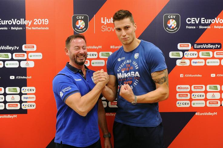 Klemen Čebulj Alberto Giuliani | Foto: Aleš Oblak