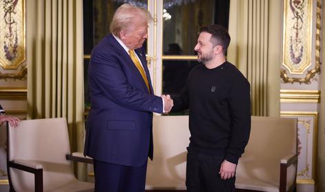 Zelenski in Trump danes v Beli hiši o zračni obrambi Ukrajine