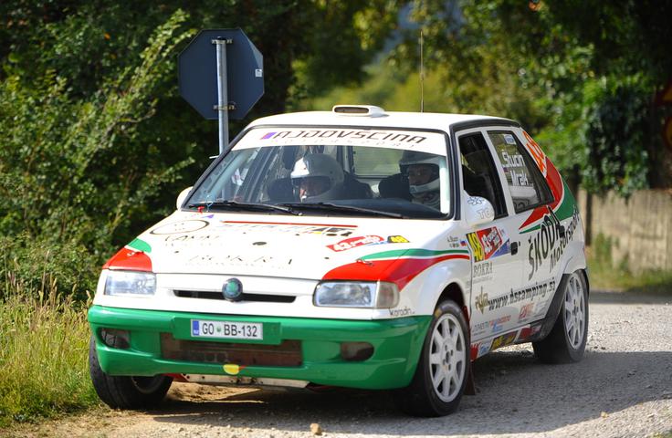 V diviziji I sta bila zanesljivo najhitrejša Martin Štucin in Andrej Mrak (škoda felicia). | Foto: Gregor Pavšič