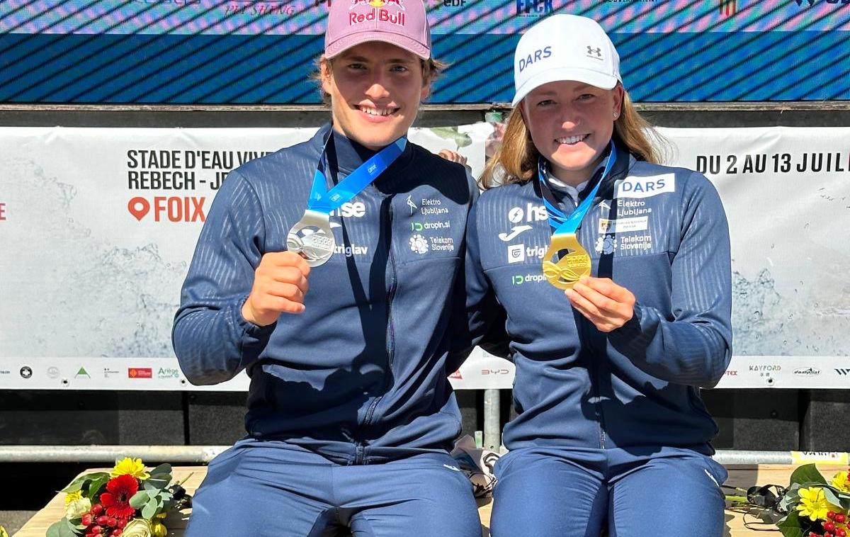 Žiga Lin Hočevar, Eva Alina Hočevar | Foto Kajakaška zveza Slovenije