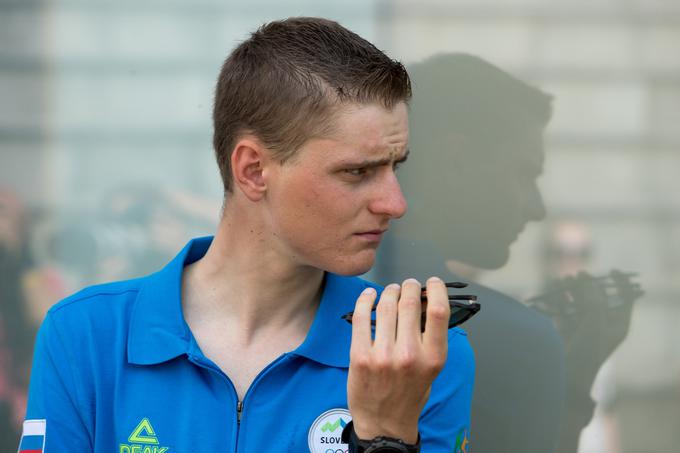 Matej Mohorič se pripravlja na olimpijski krst. | Foto: 