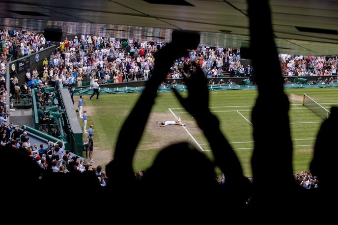 Wimbledon 2021 igrišče | Lani je moški del Wimbledona osvojila Novak Đoković. | Foto Reuters