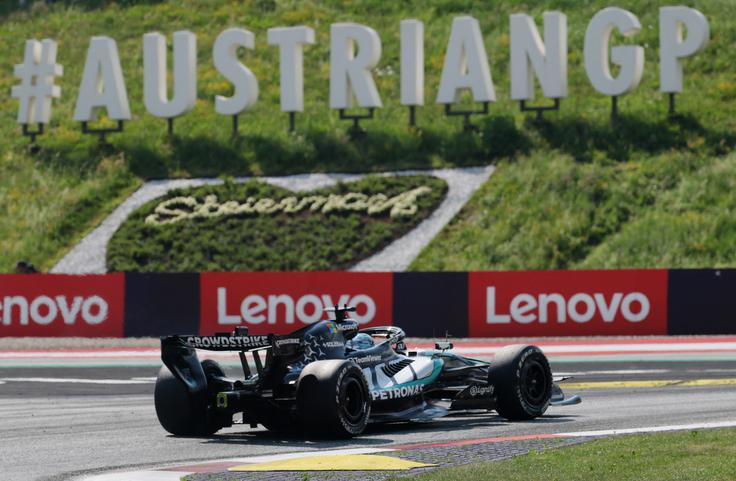 George Russell je dosegel sedmo zmago v formuli 1. | Foto: Reuters