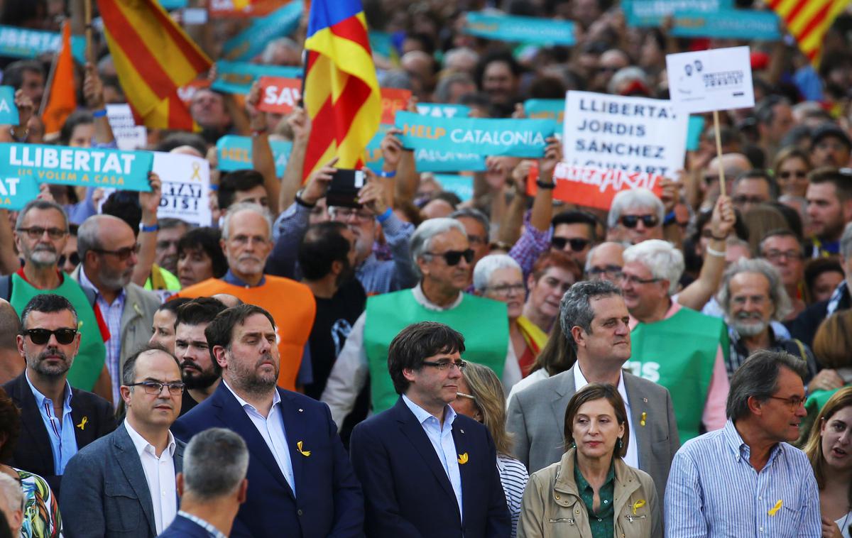 Katalonija, protest 21.10.2017 | Foto Reuters