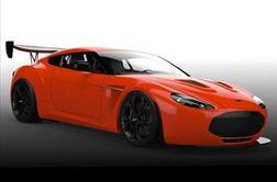 Aston martin V12 zagato v dirkalni opravi