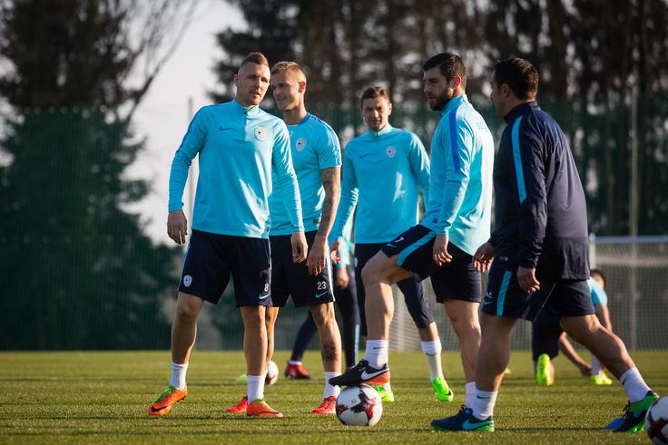 Slovenska izbrana vrsta je v kvalifikacijah za SP 2018 še neporažena. V štirih nastopih je osvojila osem točk. | Foto: Žiga Zupan/Sportida
