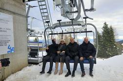 Na Pohorju imajo novo štirisedežnico, preizkusil jo je Arsenovič #foto