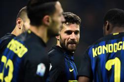 Inter brez Handanovića trepetal v podaljšku, Roma zanesljivo