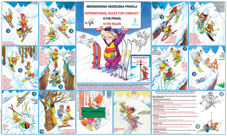 Deset Fisovih pravil smučanja | Foto: PU Kranj