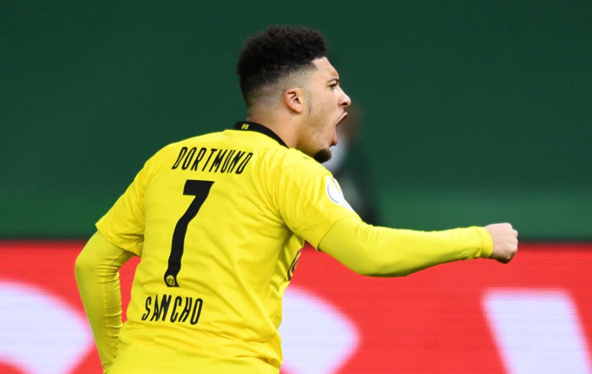 Jadon Sancho | Jadon Sancho se bo po pisanju nemškega časnika Bild za 95 milijonov evrov iz Borussie Dortmund preselil na Otok k Manchester Unitedu. | Foto Reuters