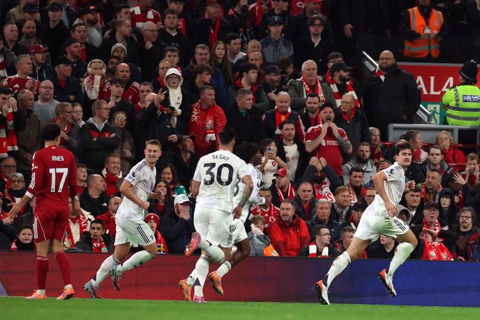 Manchester United | Manchester United je slavil na derbiju v Liverpoolu. Benjamin Šeško je vstopil v 61. minuti. | Foto Reuters