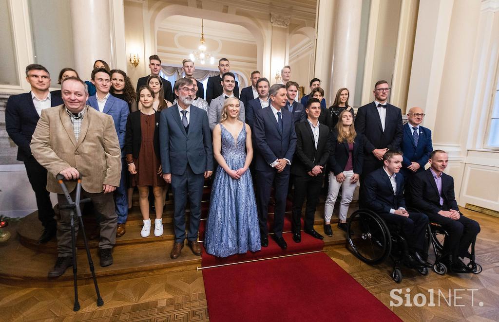 Naj športniki 2022, sprejem pri predsedniku RS Borutu Pahorju