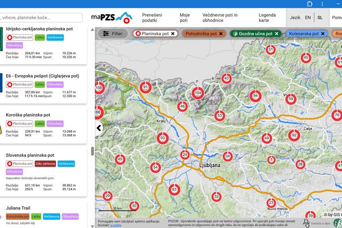 maPZS aplikacija | Foto Planinska zveza Slovenije
