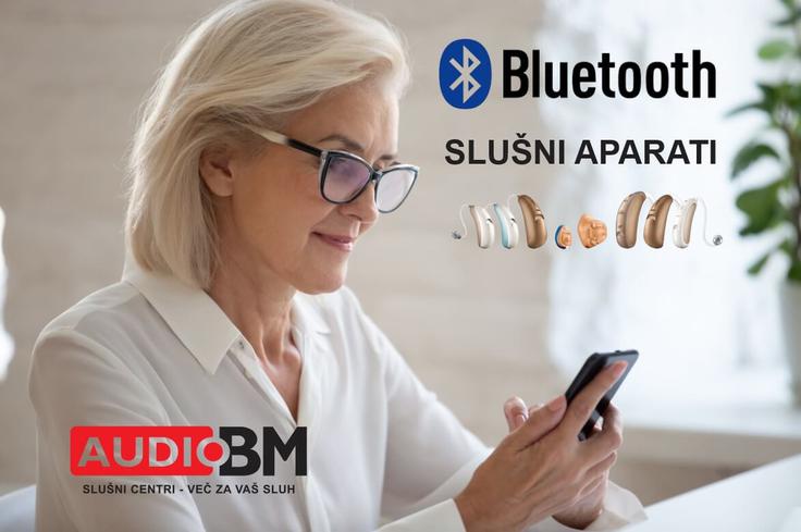 Slušni aparati s povezavo bluetooth omogočajo prostoročno telefoniranje, kristalno jasno poslušanje televizije, upravljanje in nadzor prek pametnega telefona. | Foto: AUDIO BM D.O.O.