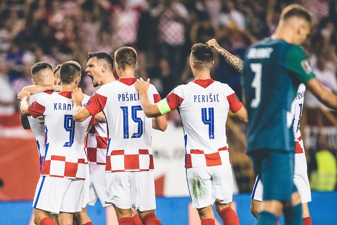 Hrvaška je že petič zapored v tej skupini ohranila nedotaknjeno mrežo, hkrati pa se maščevala Sloveniji za poraz v Ljubljani. | Foto: Grega Valančič/Sportida