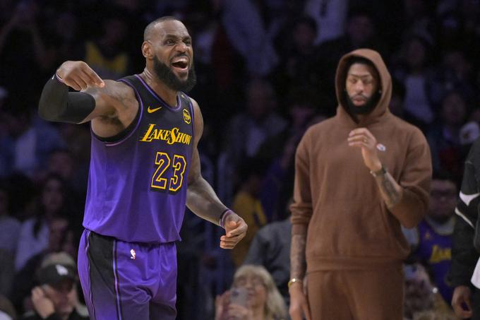 LeBron James je v imenitni formi v ligi NBA tudi pri 40 letih. | Foto: Reuters