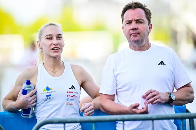 Roman Krajnik | Janja Garnbret in trener Roman Krajnik še nista sestavila načrta za prihodnjo sezono.  | Foto Aleš Fevžer