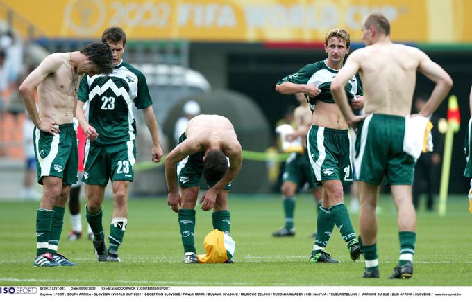 Slovenska nogometna reprezentanca se je s svojega prvega svetovnega prvenstva (2002) vrnila brez točk in s sporom, ki je sprožil "vojno" med Ljubljano in Mariborom. | Foto: Guliverimage