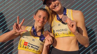 Tjaša Kotnik in Maja Marolt do brona v Madridu