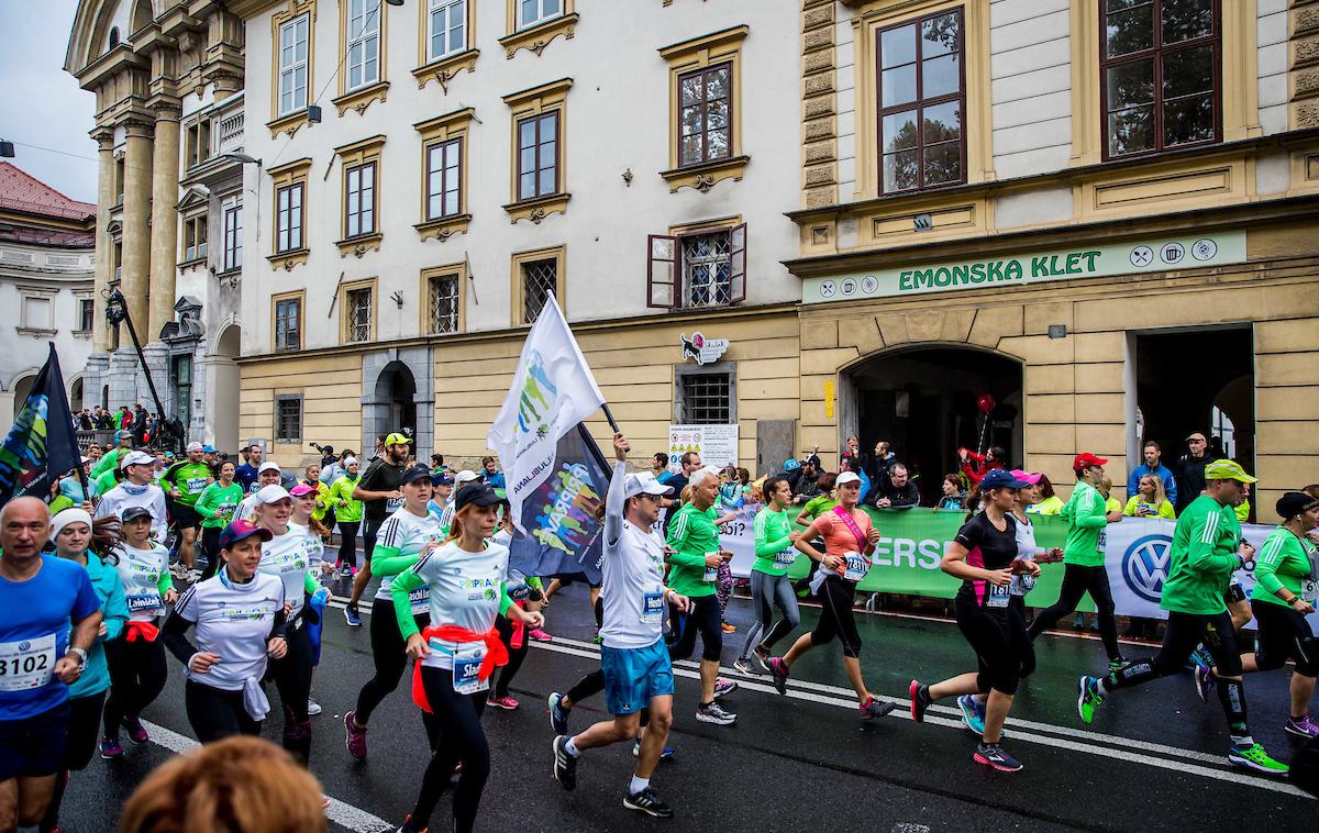 Ljubljanski maraton 2018 | Konec tedna je na 23. Ljubljanskem maratonu teklo 20.587 tekačev. | Foto Žiga Zupan/Sportida