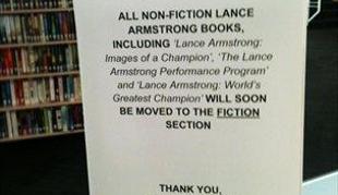Knjige Lancea Armstronga odslej med fikcijo?