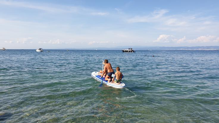 Belvedere plaža obala morje Supi se lahko od obale oddaljijo največ 1.000 metrov. | Foto: Metka Prezelj