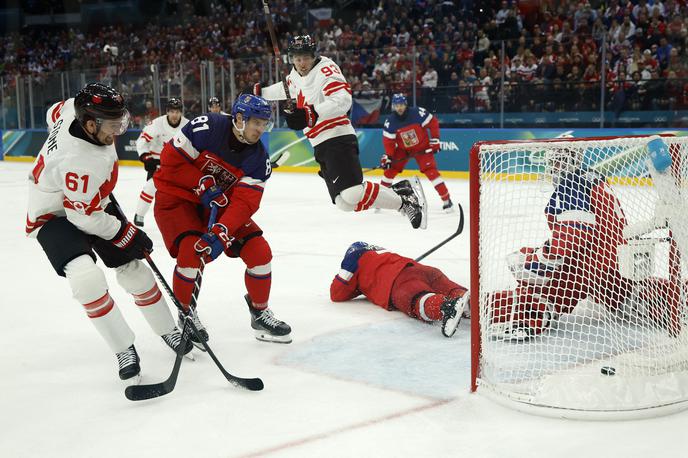 hokej ZOI Kanada Češka | Mark Stone je poskrbel za povišanje vodstva Kanade proti Češki na 2:0. | Foto Reuters