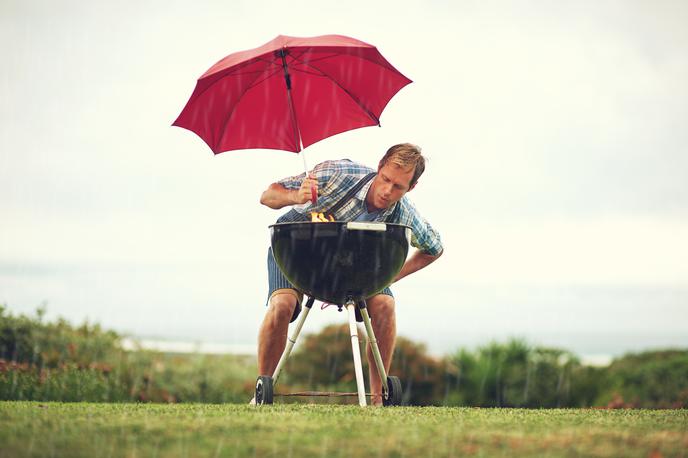 dež vreme dežnik | Biovreme: danes in v torek bo vpliv vremena na počutje ljudi zmerno obremenilen, občutljivi ljudje bodo imeli manjše vremensko pogojene težave. | Foto Shutterstock