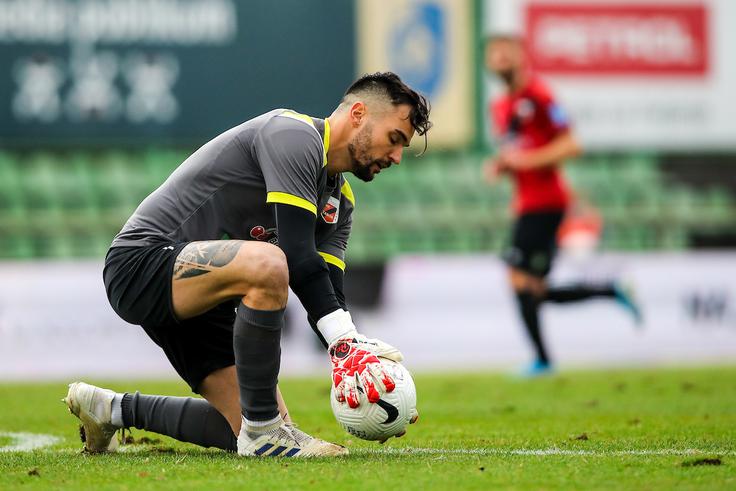 Jan Koprivec je bil premagan na sredini drugega polčasa. | Foto: Matic Klanšek Velej/Sportida