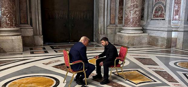 O tem sta govorila Trump in Zelenski
