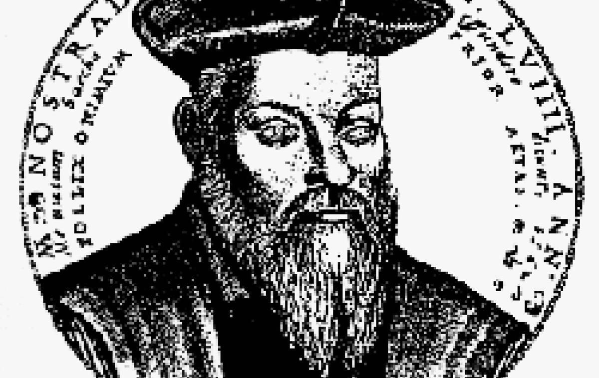 Nostradamus | Nostradamus se je rodil leta 1503, umrl pa leta 1566. Njegovo najbolj znano delo, knjiga poezije Les Prophéties, je izšlo leta 1555. | Foto Guliverimage