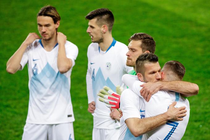 Slovenska reprezentanca, ki se je včeraj poslovila od Boštjana Cesarja, bo jeseni začela ligo narodov. | Foto: Matic Klanšek Velej/Sportida