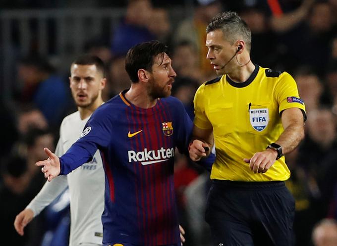 Primorec je na dvoboju nekaj opozorilnih besed namenil najboljšemu igralcu srečanja Lionelu Messiju. | Foto: Reuters