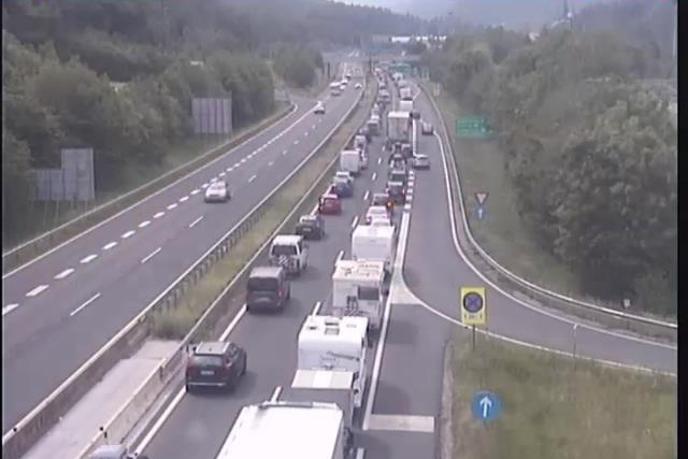 Zastoji na gorenjski avtocesti