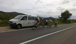 Iz sončne Dalmacije na zasneženo Pokljuko