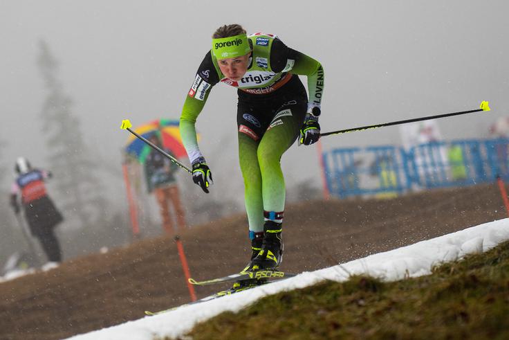 "Malo sem bila jezna, ampak drugače sem vseeno zadovoljna. Moram še naštudirati te Švedinje (smeh, op. p.)." | Foto: Grega Valančič/Sportida