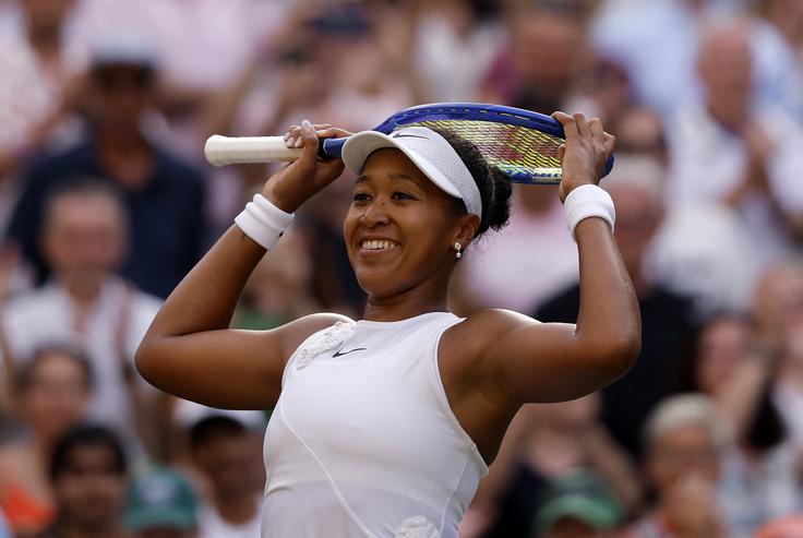  Naomi Osaka se je prvič uvrstila v četrtfinale Wimbledona. | Foto: Reuters