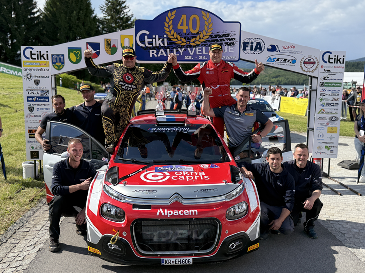 Marko Grossi je s citroënom C3 rally2 še vedno najresnejši Turkov izzivalec v Sloveniji. | Foto: Gregor Pavšič