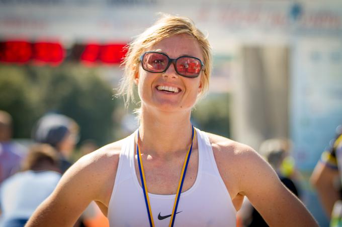 Voditeljica s Planet TV Jerca Zajc Šušteršič je na malem maratonu osvojila odlično šesto mesto v skupni konkurenci in drugo v svoji kategoriji. | Foto: Peter Kastelic