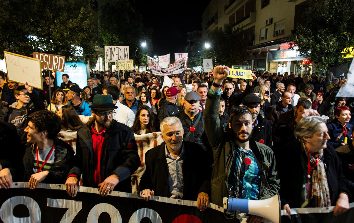 protesti Podgorica Črna gora | Foto Reuters