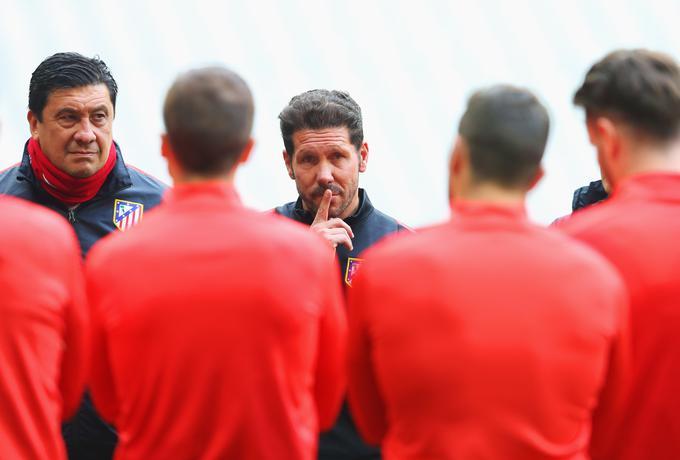 Kakšne napotke je dal Diego Simeone izbrancem na zadnjem treningu pred srečanjem v Münchnu? | Foto: 