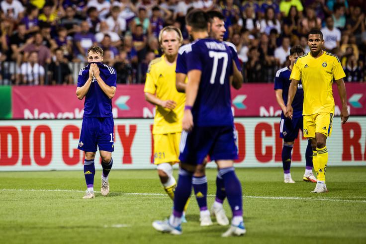 Lani je prvič nastopal v Evropi, a z Mariborom pogrešal zadetke in zapravil kar tri zaključne žoge za nastop v skupinskem delu evropskega tekmovanja. | Foto: Grega Valančič/Sportida