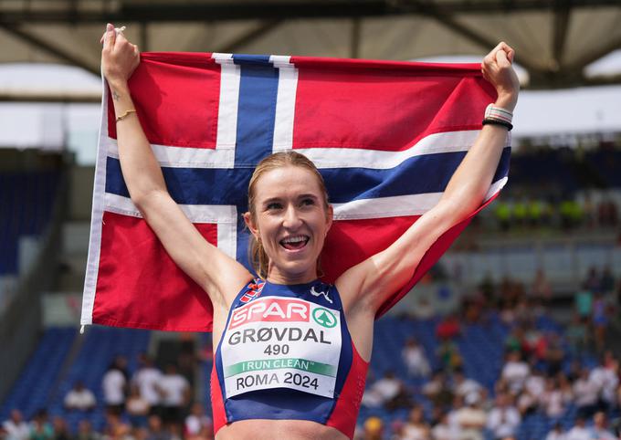 Bjerkeli Grovdal je vsestranska 33-letna norveška tekačica. | Foto: Reuters