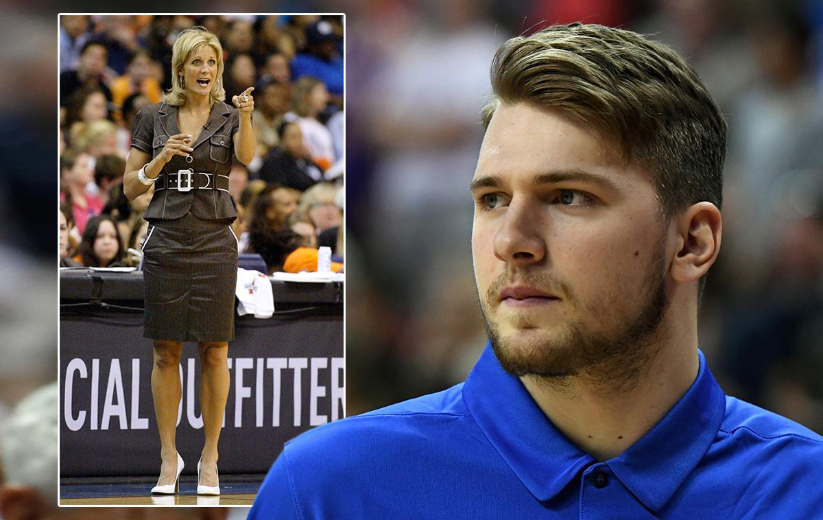 Luka Dončić kolaž | Luka Dončić bo oktobra prvič oblekel Dallasov dres, kot del trenerskega štaba pa ga bo opazovala tudi Jenny Boucek. | Foto Getty Images