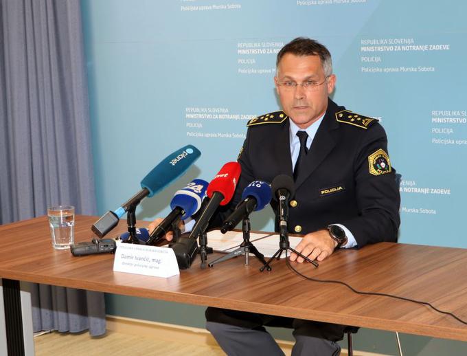 Damir Ivančić, direktor Policijske uprave Murska Sobota. | Foto: PU Murska Sobota