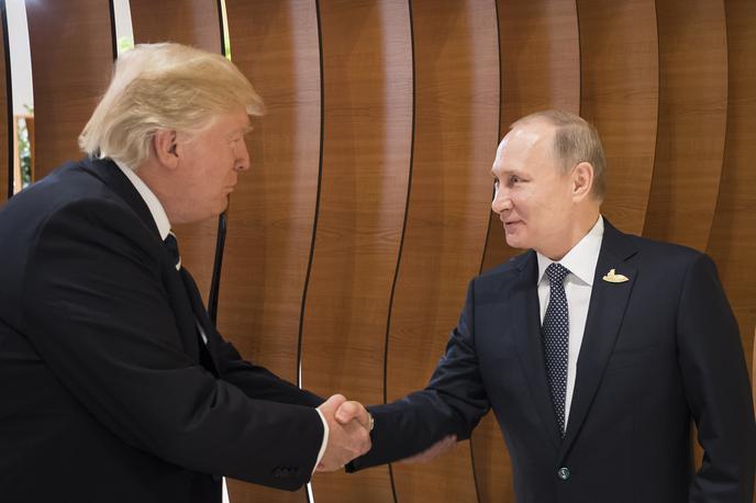 Donald Trump in Vladimir Putin | ZDA pričakujejo, da bo Rusija med pogajanji sprožila vprašanje evropskih sankcij in zamrznjenih sredstev, je še dejal Rubio in dodal, da bodo verjetno del pogovorov tudi varnostne obljube Evropejcev Ukrajini. | Foto Guliverimage