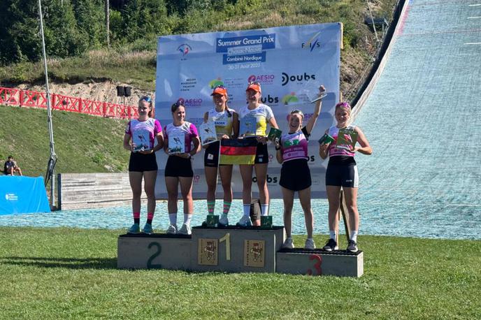 Teja Pavec, Ema Volavšek | Slovenki sta zasedli drugo mesto. | Foto SloSki